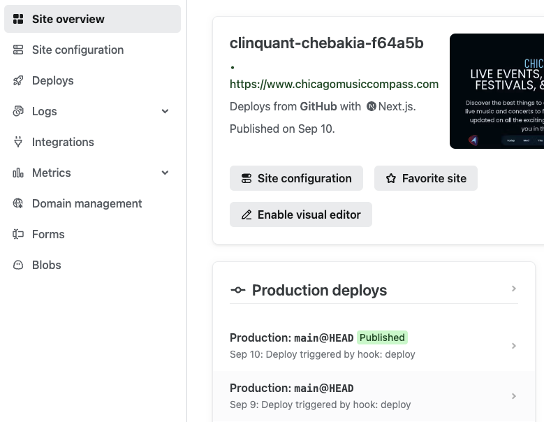 Integrating with Netlify