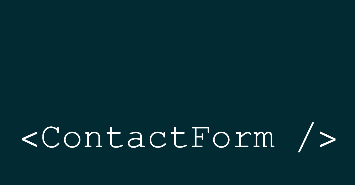 Building a Contact Form in React